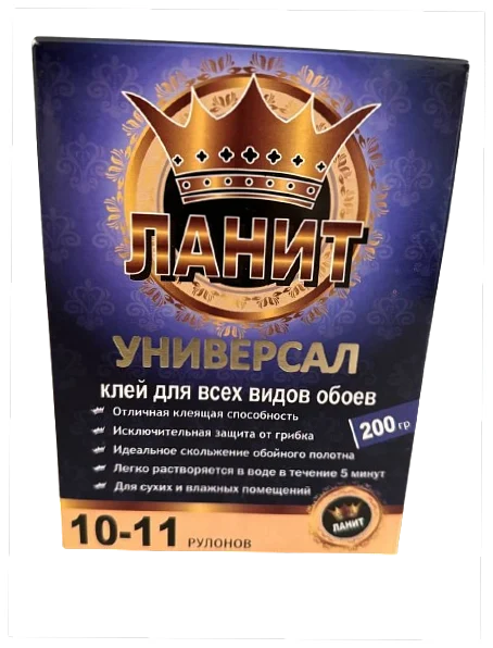Універсальний клей для шпалер Ланіт «Універсал» 200 г Дивоцвіт